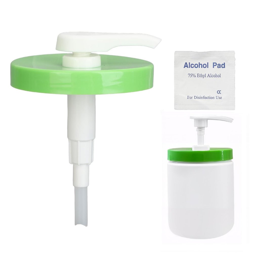 Replacement Wide Mouth Pump for 550g Cream with Enhanced Suction and Leakproof Design, Convenient Dispenser Pump Replacement for Body Lotion and Hand Cream