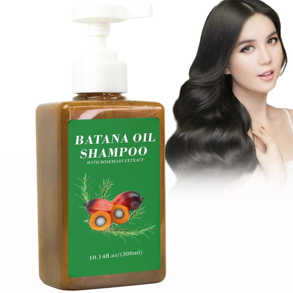 300ml Batana Oil Shampoo,Batana Shampoo,Batana Oil For Hair Growth Shampoo,Batana Oil For Hair Growth,Batana Oil Shampoo With Rosemary Extract (1PC)