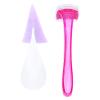NULYLU 2sets Women Body Hair Trimmer Creative Silicone for Private Hair Shaping Random Convenient for Daily Use Travel-Friendly Design Flexible view 1