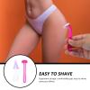 NULYLU 2sets Women Body Hair Trimmer Creative Silicone for Private Hair Shaping Random Convenient for Daily Use Travel-Friendly Design Flexible view 3