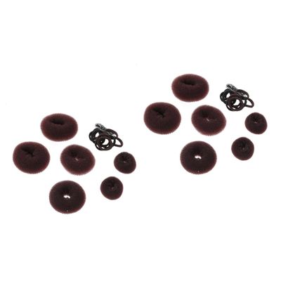 MERRYHAPY 2pcs Donut Bun Maker Quick Hair Styling Tool Hair Braider for Women Girls