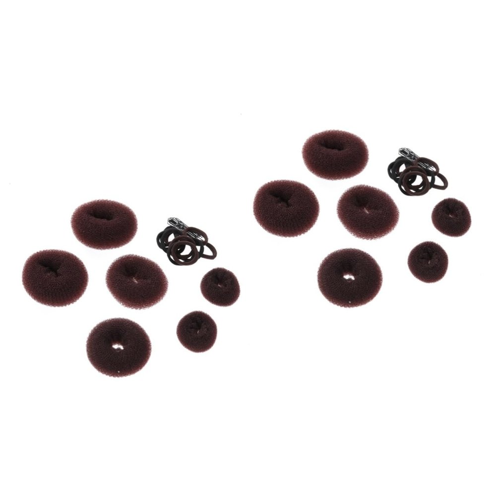 MERRYHAPY 2pcs Donut Bun Maker Quick Hair Styling Tool Hair Braider for Women Girls