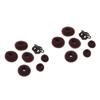MERRYHAPY 2pcs Donut Bun Maker Quick Hair Styling Tool Hair Braider for Women Girls view 1
