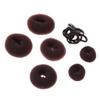 MERRYHAPY 2pcs Donut Bun Maker Quick Hair Styling Tool Hair Braider for Women Girls view 2