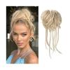 zhongxlla Women's Hair Buns Messy Bun Hair Piece Curly Hair Bun Extensions with Straight Tails Hair Scrunchies Ponytail Hairpieces for Women Chignon for Women view 1