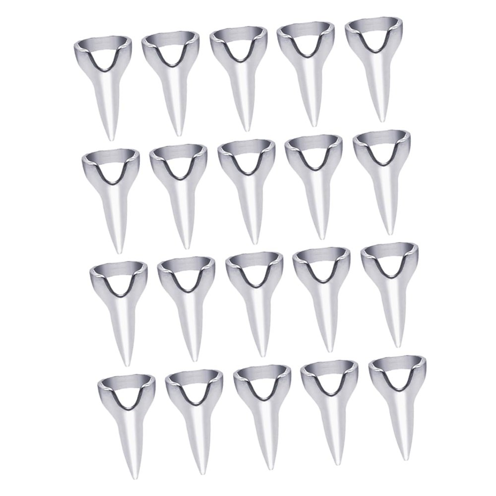 PAMINGONO 20pcs Nail Finger Parting Ring Hair Braiding Ring for Hair Styling Smooth Surface for Comfortable Use