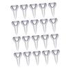 PAMINGONO 20pcs Nail Finger Parting Ring Hair Braiding Ring for Hair Styling Smooth Surface for Comfortable Use view 1
