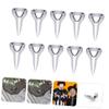PAMINGONO 20pcs Nail Finger Parting Ring Hair Braiding Ring for Hair Styling Smooth Surface for Comfortable Use view 3