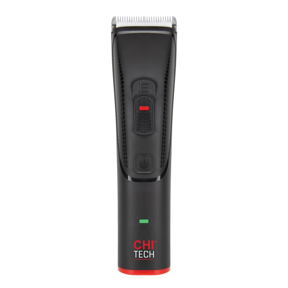 CHI Tech Cordless Precision Clipper, Wireless Hair Clipper for Precision Styling, Smooth Grip & Stainless Steel Blades, Includes 4 Guard Attachments