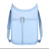 LeSportsac Blue Iris Deluxe Everyday Crossbody Bag + Cosmetic Bag, Style 7507/Color R133, Fashion Trending Cool Coastal Sky French Blue, Tranquil New Neutral, Subtle Sheen, Recycled Collection view 1