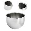 Ysyqkn Shaving Bowl Stainless Steel,Shaving Mug,Unbreakable,Easy to Lather,Shave Soap Cup,Shaving Cup for Birthday Boyfriend Husband, Without stand view 2