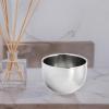 Ysyqkn Shaving Bowl Stainless Steel,Shaving Mug,Unbreakable,Easy to Lather,Shave Soap Cup,Shaving Cup for Birthday Boyfriend Husband, Without stand view 3