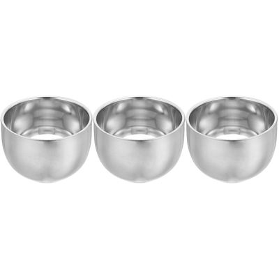 NULYLU 3pcs Shaving Bowl for Men Capacity Shaving Mug Design for Rich for Home Travel Use for