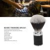 Beard Brush, Beard Trimming Cleaning Brush, Professional Men Beard Cream Soap Foaming Brush, Aluminum Alloy, Nylon Hair, for Home Hair Salon Nylon Hair Beard view 2