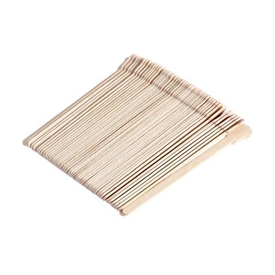 SKISUNO 150pcs Wooden Wax Spatulas Disposable Applicators for Hair Removal and Skin-friendly for Home and Salon Use Original Wooden
