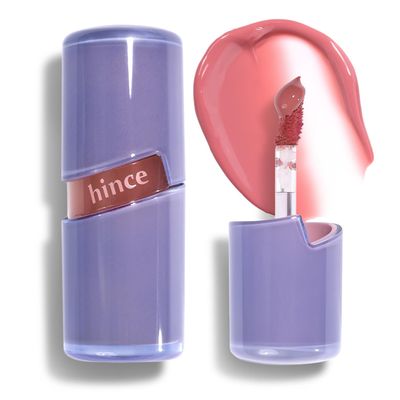 HINCE Raw Glow Lip Tint - Stain Glazed, Glossy Dewy Lip Gloss, Non Sticky & Long Wearing for Natural Glass Glow, Hydrating, Moisturizing Liquid Lipstick, Vegan, 0.13 fl.oz. (RARE, 08)