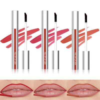 Caedelfly 3Pcs Peel Off Lip Liner Stain Set Long Lasting,Tattoo Lip Stain Lips Gloss Peel Off Lipstick, Waterproof, Transfer-Proof, High Pigmented Matte Finish Peel Off Lips Stain Makeup for Women