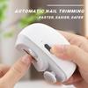 2-in-1 Electric Nail Clippers, Automatic Nail Clippers with Led Lights and 2-Speed USB Rechargeable Safety Nail Clippers for Babies, Seniors, Children and Adults view 2