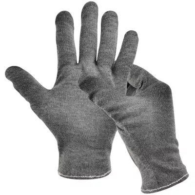 1 Pair(2Pcs) Cotton Gloves for Eczema and Dry Hands, Moisturizing Gloves, Work Gloves for Men, Women, SPA, Jewelry Inspection (Grey, 1 Pair)