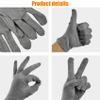 1 Pair(2Pcs) Cotton Gloves for Eczema and Dry Hands, Moisturizing Gloves, Work Gloves for Men, Women, SPA, Jewelry Inspection (Grey, 1 Pair) view 3