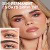 2 Pcs Tattoo Peel Off Eyebrow Gel Tinting Set,Peel Off Gray Brown Tinted Eye Brow Long Lasting up to 3 Days Waterproof Transferproof Eyebrow Tattoo Women Brow Makeup Full& Defined Looking Brow-03 view 2