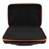 60 Grids 10ml Bottles Essential Oil Carrying Case, Dual Zipper Shock Proof, Multi Functional EVA Essential Oil Storage Bag Orange with Detachable Sponge Layer, Ergonomic Handle view 1