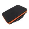60 Grids 10ml Bottles Essential Oil Carrying Case, Dual Zipper Shock Proof, Multi Functional EVA Essential Oil Storage Bag Orange with Detachable Sponge Layer, Ergonomic Handle view 2
