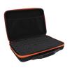 60 Grids 10ml Bottles Essential Oil Carrying Case, Dual Zipper Shock Proof, Multi Functional EVA Essential Oil Storage Bag Orange with Detachable Sponge Layer, Ergonomic Handle view 3