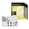 COSRX All About Snail Set + Hydrogel Mask 3EA- Snail Mucin Skincare Set and Glass Glow Hydrogel Collagen Face Mask, Travel Essentials, Stocking Stuffers, Korean Skin Care view 1