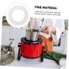 HONMEET 50pcs Waxing Machine Paper Pads Disposable Wax Warmer Collars for Hair Removal Removable against Spills Fits Pots view 3