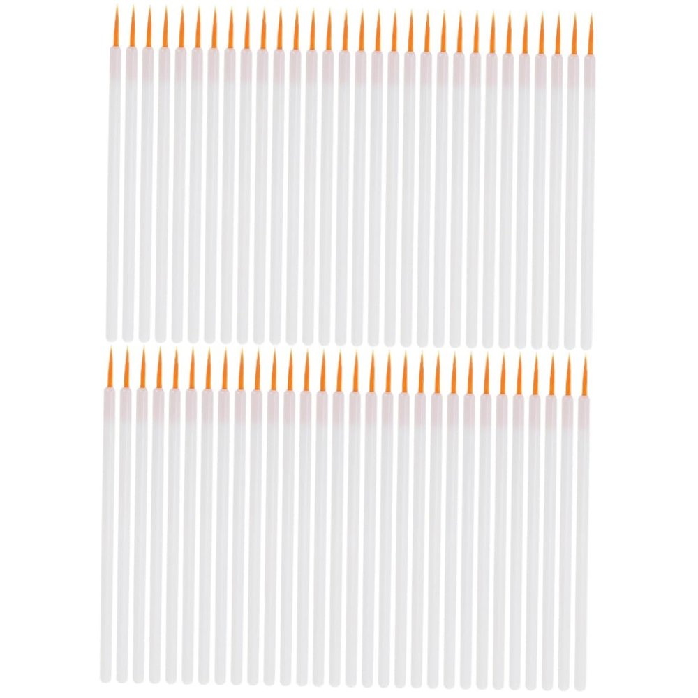 SOESFOUFU 200pcs Eyeliner Brushes Disposable Fine Eyeliner Applicators for Eye Makeup for Salon Home Use