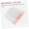 SOESFOUFU 200pcs Eyeliner Brushes Disposable Fine Eyeliner Applicators for Eye Makeup for Salon Home Use view 3