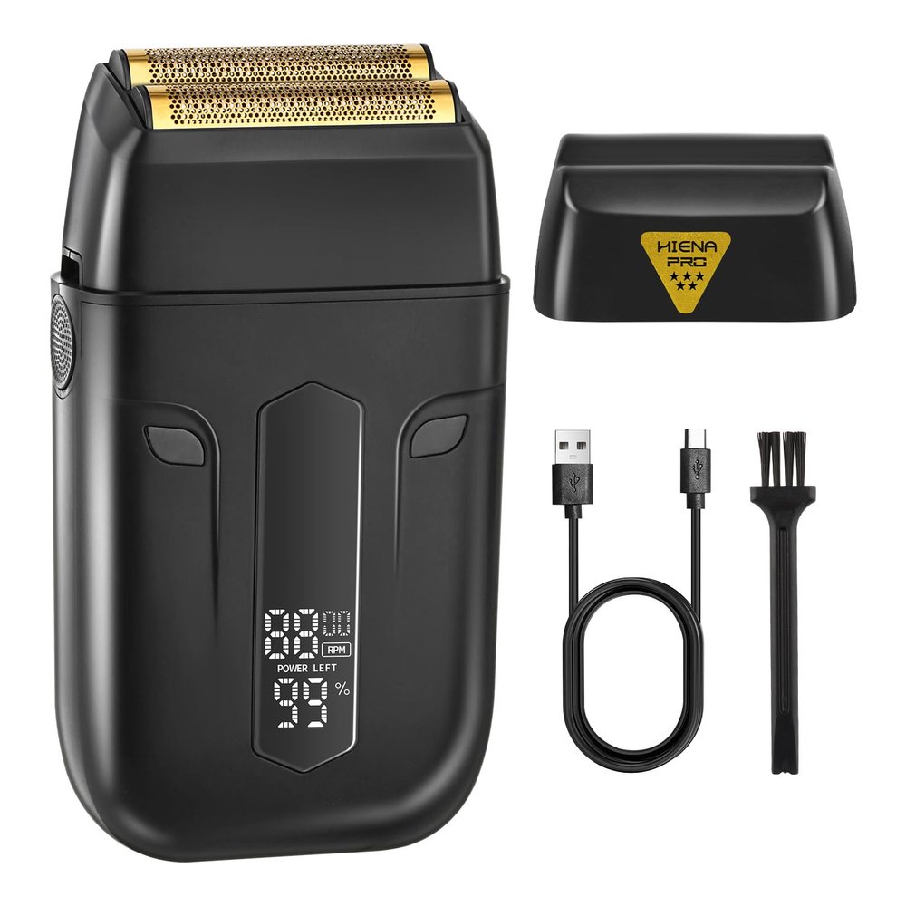 HIENA PRO Foil Shaver for Men, Cordless Beard and Bald Head Razor, HYN-821