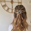 2 PACK Small Crystal Hair Accessories, Bride Wedding Hair Combs, Gold Black White Rhinestone Silver Hair Comb Pins Pieces, for Women's Wedding Party view 3