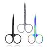 BOGEEL Stainless Steel Eyebrow Scissors Grooming Scissors Eyelash Hair Remover Makeup Tool Curved Eyebrow Trimmer Gifts,Stainless Steel view 3