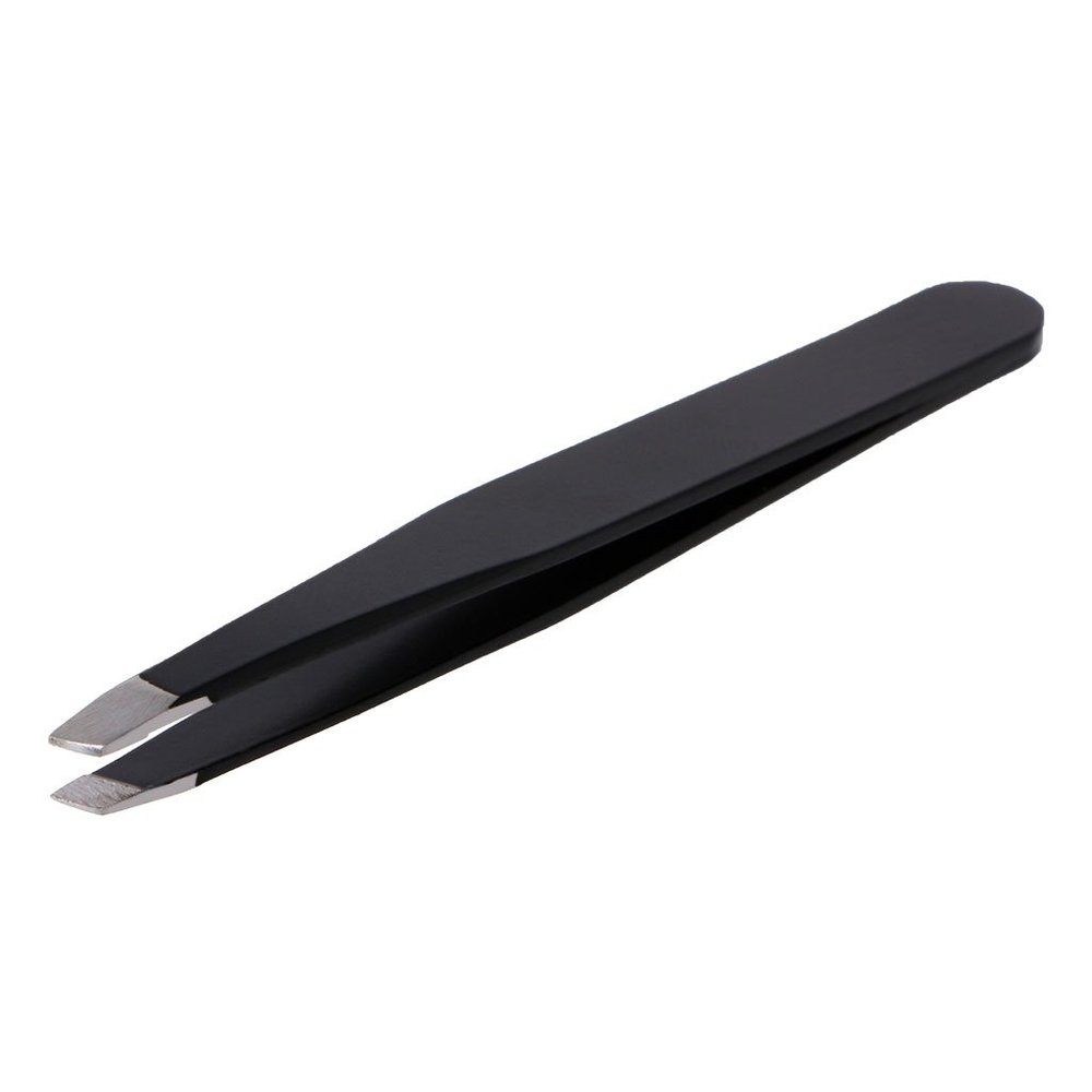 BOGEEL Professional Eyebrow Tweezer Slant Tip Hair Removal Stainless Steel Makeup Tools,Stainless Steel