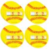 24 Pack Softball Chapstick for Softball Stadium Party Bulk Gifts,Beeswax Moisturizing Lip balm,Vanilla Flavor Plumping Lip balm for softball Team Girls kids Men Women Sports Lovers view 1