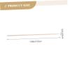 SKISUNO 100pcs Long Wood Handle Cotton Swabs Ear Cleaning Makeup Tool Cotton Buds Sanitary Round Tip view 2