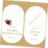 SKISUNO 100pcs Long Wood Handle Cotton Swabs Ear Cleaning Makeup Tool Cotton Buds Sanitary Round Tip view 3