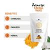 TURMERIC FACIAL WAX - 5 MINUTE PAINLESS HERBAL WAX POWDER (100g) 3.52 Ounce (Pack Of- 1) view 3