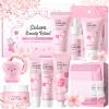 29Pcs Sakura Skincare Set, Skincare for Girls 10-12, Complete Skincare Routine for Clean, Soft and Hydrated Skin, Ideal Gift for Teen Girls view 1