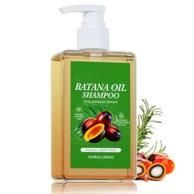 300ML/10.14 oz Batana Oil Shampoo for hair growth, Rosemary Shampoo de batana,Nourishing & Rejuvenating for Softness & Volume, Suitable for Men & Women, Reduces Hair Loss