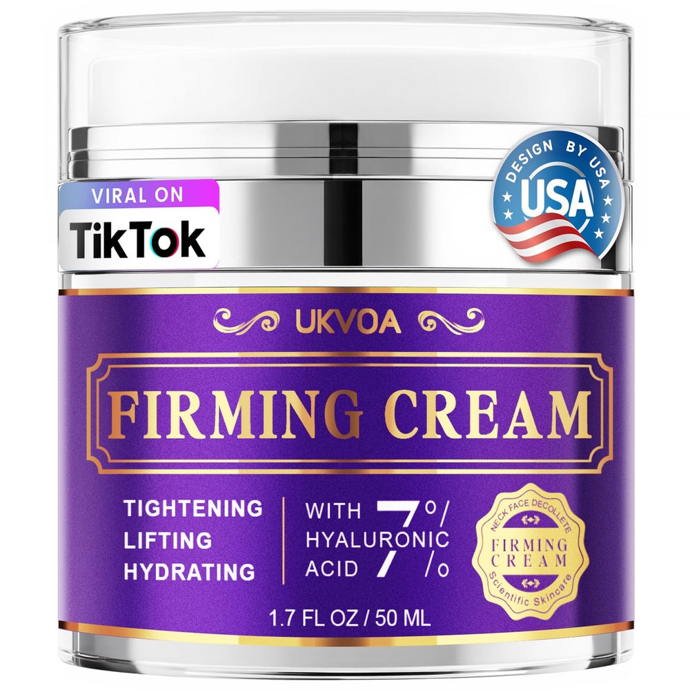 UKVOA Retinol Neck & Face Wrinkle Cream for Women, 1.7 Fl Oz