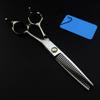 Hair Cutting Scissors, 6 Inch Professional 440c Steel Bearing Scissor Hair Scissors Thinning Rate 15% Barber Haircut Shears Hairdresser Scissors view 2