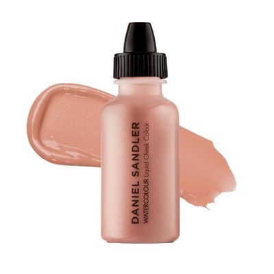 Daniel Sandler WATERCOLOUR LIQUID ILLUMINATOR - 'GLOW' 15ml Shimmer Liquid Blush for Cheeks Make up, Highlighter Oil-Free, Lightweight, Buildable & Long-Lasting for Cheeks & Lips
