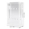 Acrylic Tweezers Holder, 155 x 98 x 49mm Magnetic Stand Display Organizer for 8 Tweezers Transparent Eyelash Extension Tweezers Stand for Salon and Home Use view 2