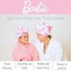 Barbie Microfiber Hair Towel Wrap Turban for Bath/Beauty/Travel for Straight, Wavy & Curly Hair, 2 Pack, Valentine's Day Gift (Officially Licensed Product) by Franco view 2