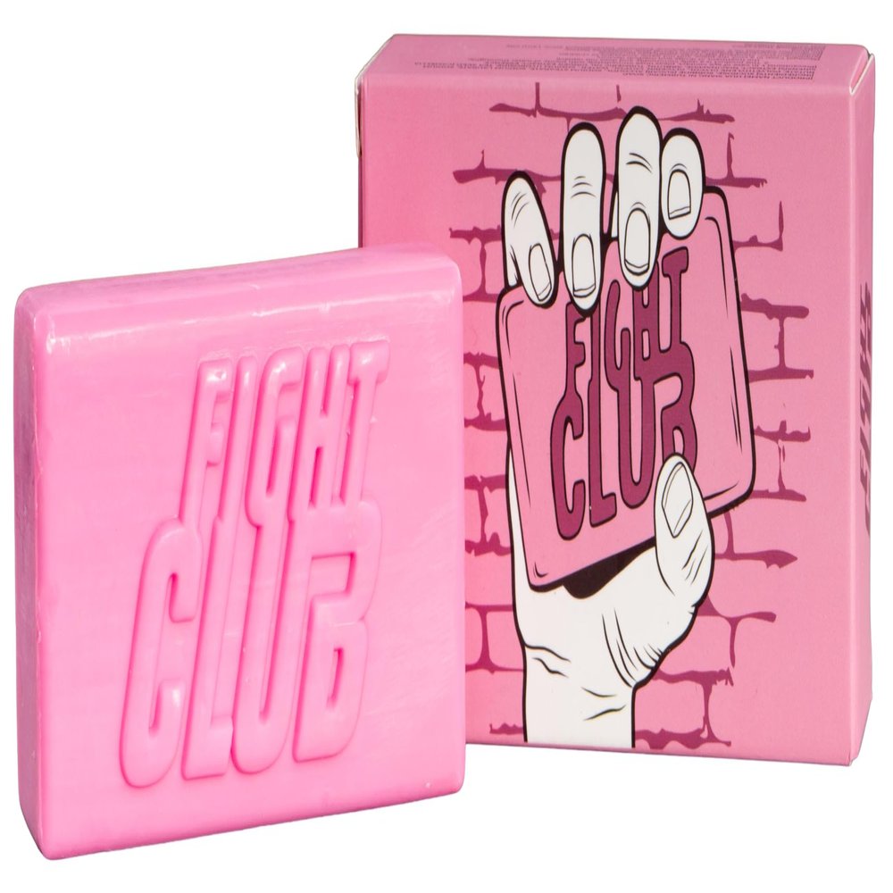 Costume Agent Fight Soap Bar for Bath Tyler Durden Club Movie Prop Gift - Pink with Box