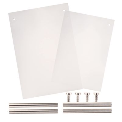 2pcs Acrylic Nail Art Display Boards for Sample Showing