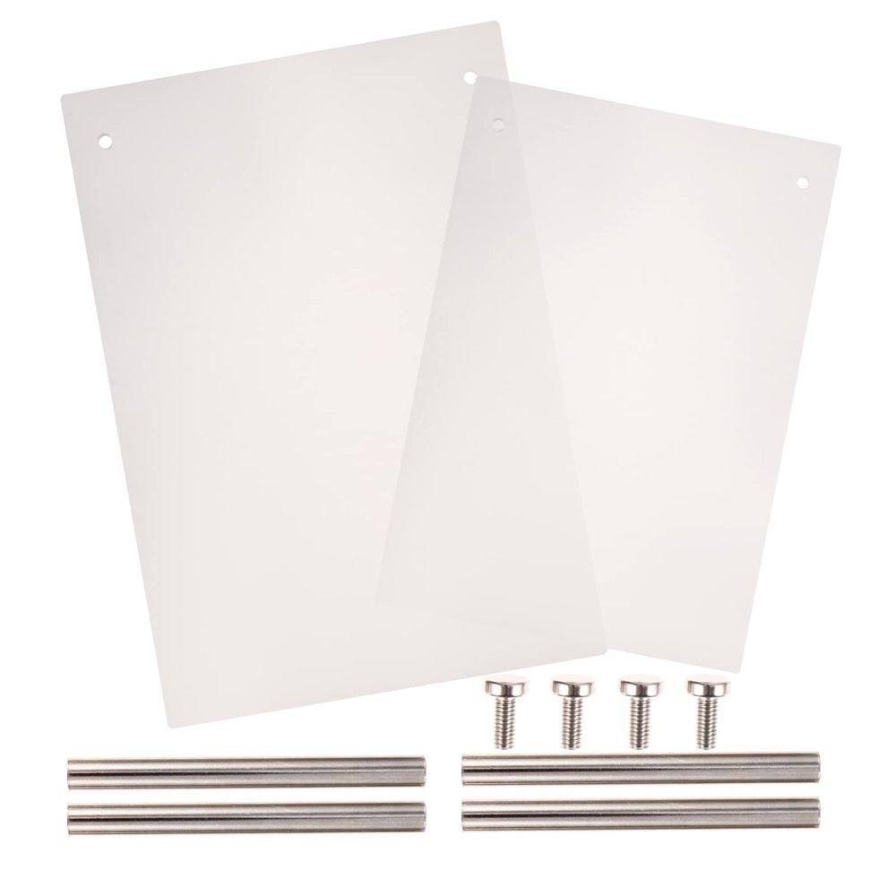 2pcs Acrylic Nail Art Display Boards for Sample Showing